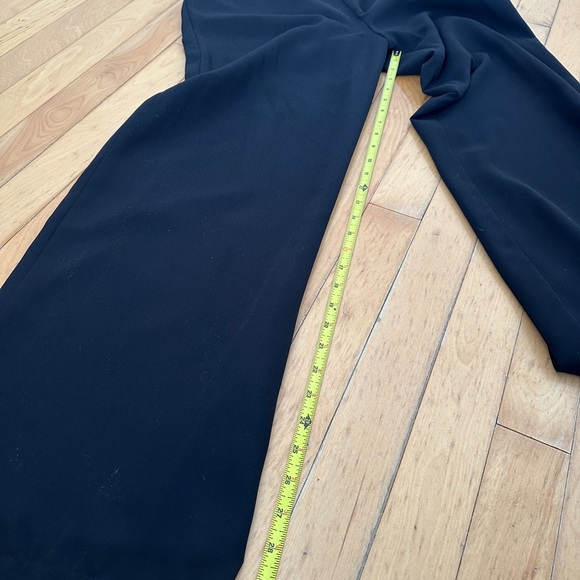 Vintage “Moonlighting”Black Straight Leg Dress Pants - Size 11/12 - Picture 7 of 9